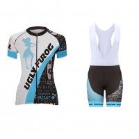Uglyfrog Women's Cycling Jersey+3D Padded Shorts Short Sleeve 02
