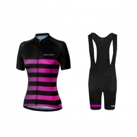 Uglyfrog Women's Cycling Jersey+3D Padded Shorts Short Sleeve 04