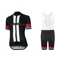 Uglyfrog Women's Cycling Jersey+3D Padded Shorts Short Sleeve 09