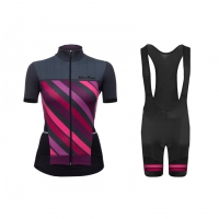 Uglyfrog Women's Cycling Jersey+3D Padded Shorts Short Sleeve 11