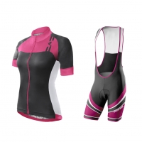 Uglyfrog Women's Cycling Jersey+3D Padded Shorts Short Sleeve 14