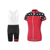 Uglyfrog Women's Cycling Jersey+3D Padded Shorts Short Sleeve 15