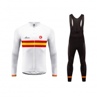 Uglyfrog National Team Mens Long Sleeve Cycling Set White